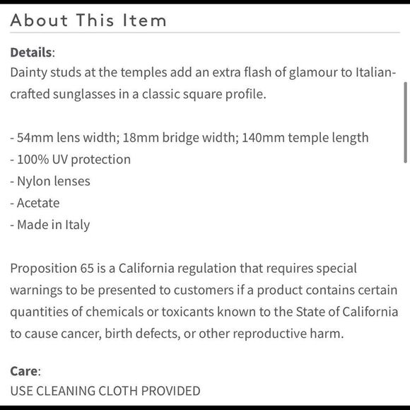 100% Auth Dior -Lady Studs 54mm Sunglasses 0086-O7 - Picture 16 of 16